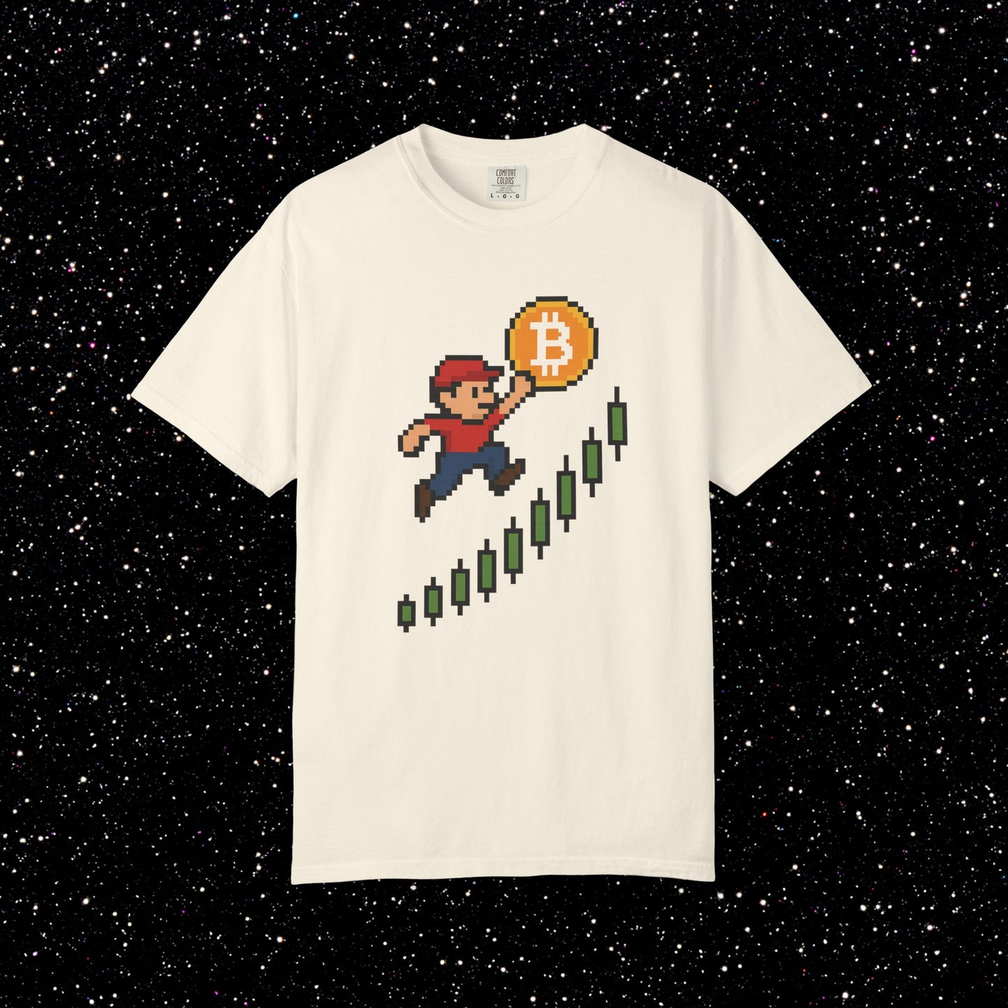Pixel HODL Runner Tee