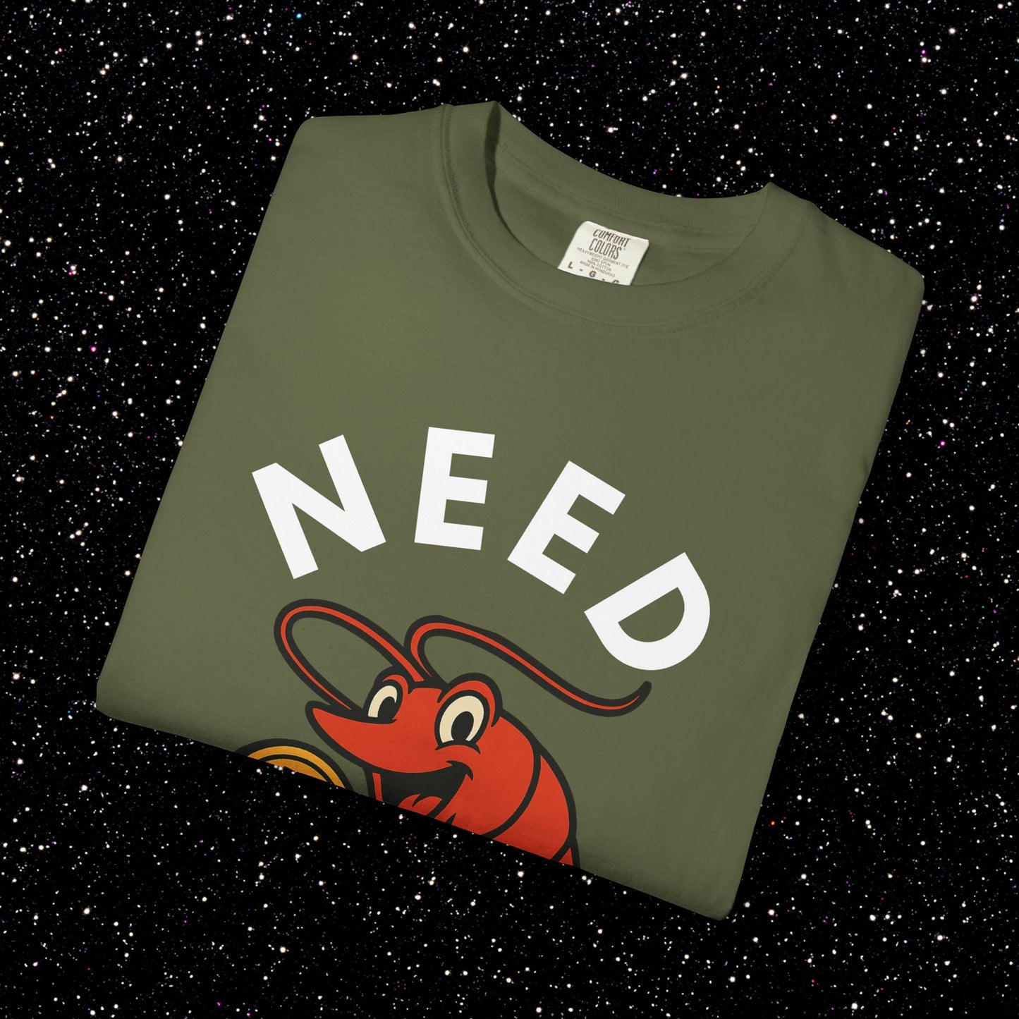Bitcoin Shrimp Tee — "Need 0.1 BTC"