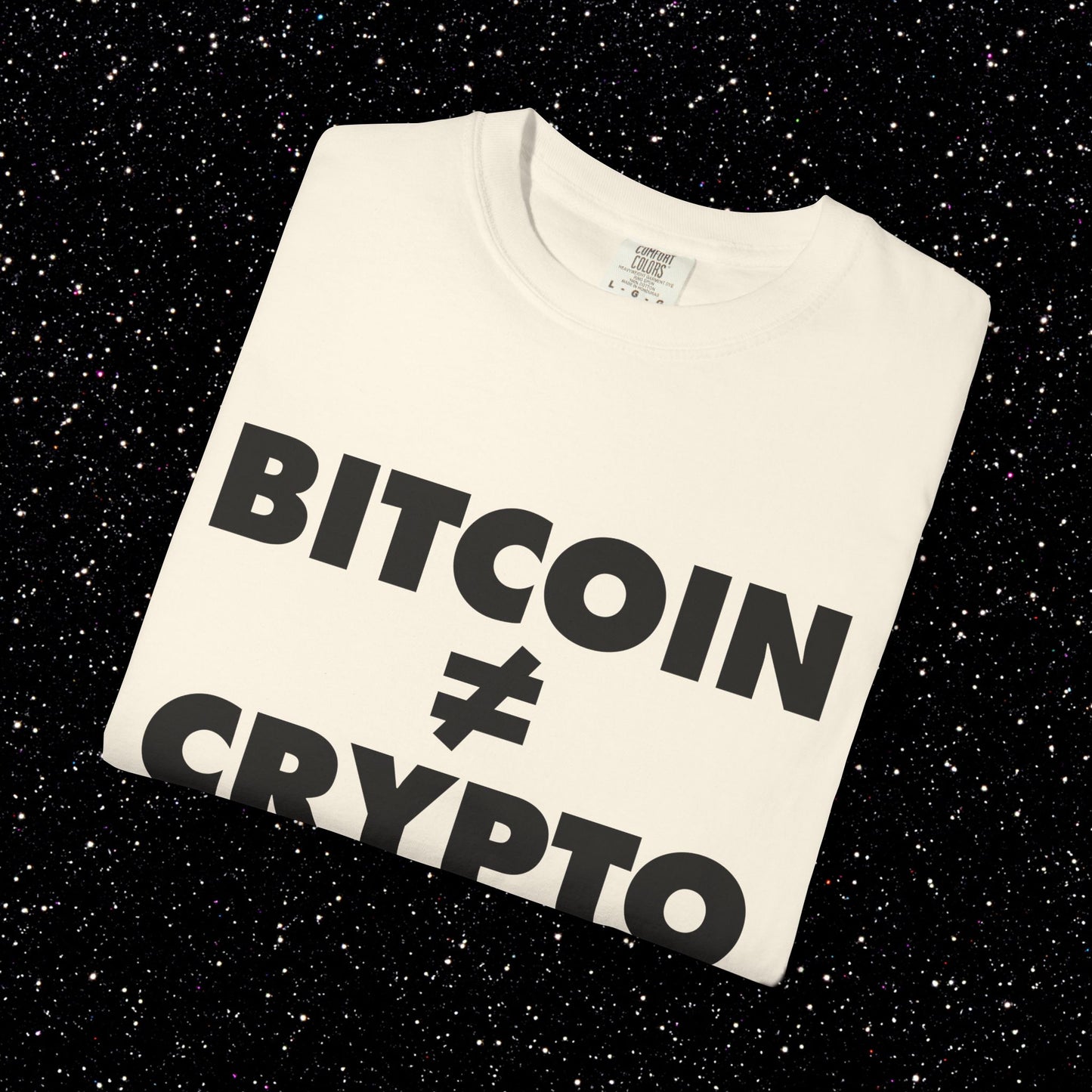 Bitcoin ≠ Crypto Tee