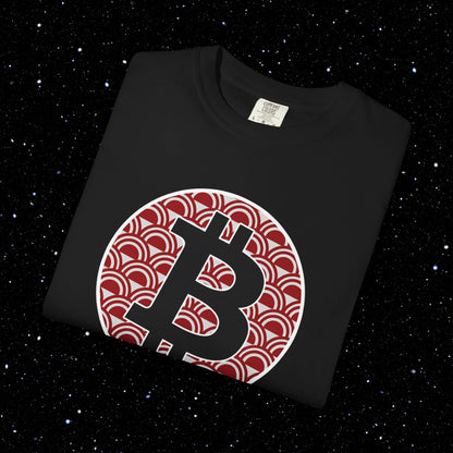 Satoshi Wave Large Emblem Bitcoin Tee
