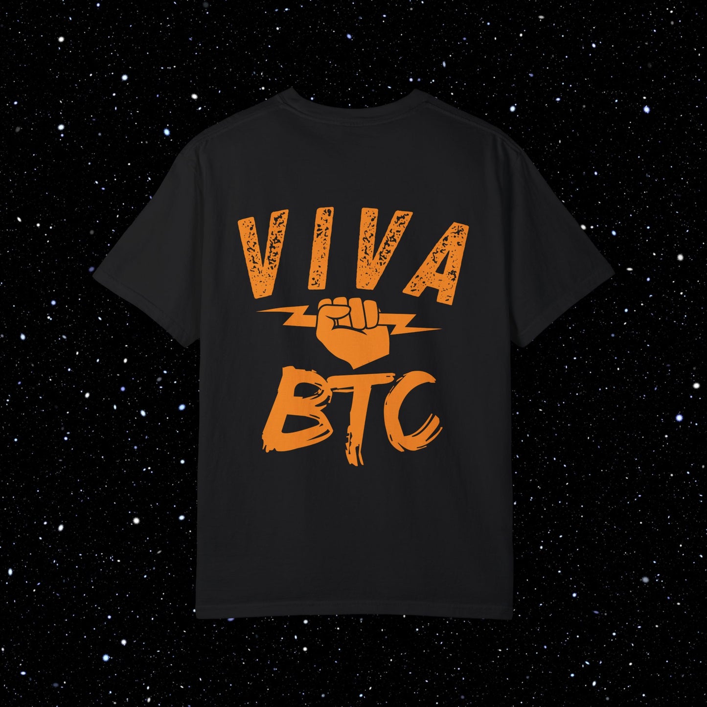 VIVA BTC Lightning Rod - Comfort Colors Bitcoin Shirt