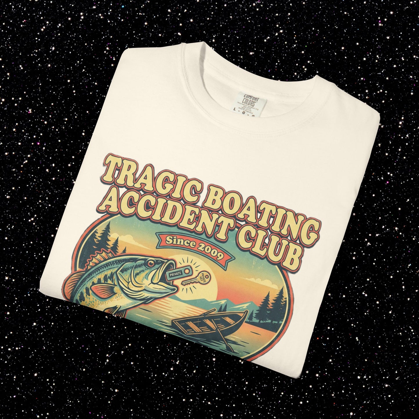 Tragic Boating Accident Club Shirt | Bitcoin Since 2009 Retro Opsec Tee