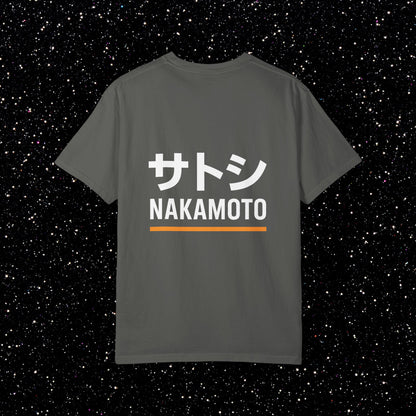 Satoshi Nakamoto — Katakana Backprint Tee