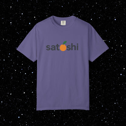 Satoshi Orange Logo Tee Shirt