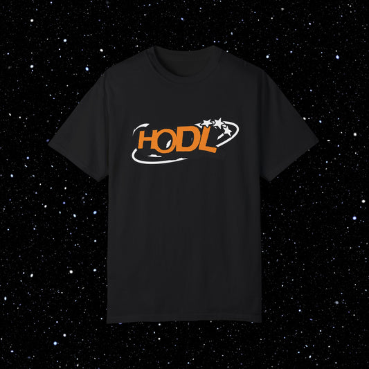Cosmic HODL Bitcoin Comfort Colors Tee Shirt