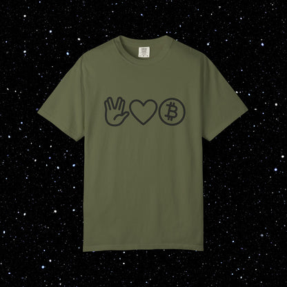 Live Free and Prosper Bitcoin Tee Shirt