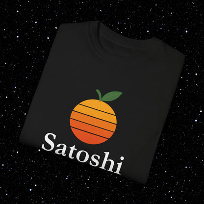 Satoshi Orange - Bitcoin Comfort Colors Tee Shirt