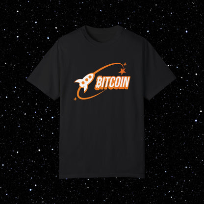 Bitcoin Space Comfort Colors Tee Shirt