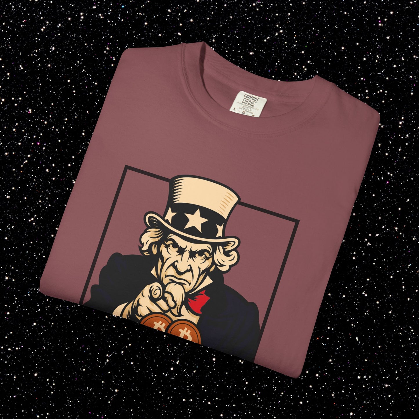 SELF CUSTODY Uncle Sam Bitcoin Tee
