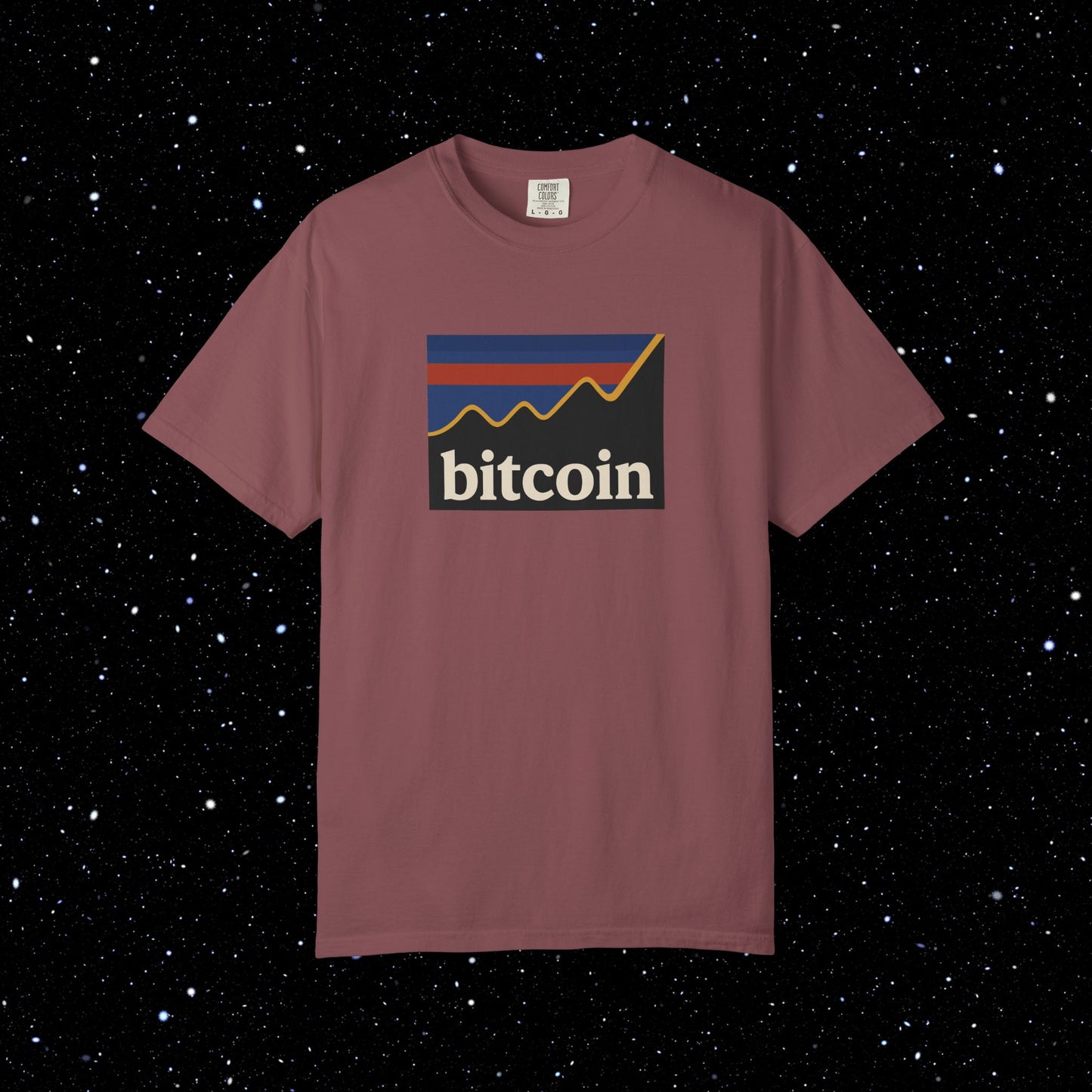 Peak Supply Bitcoin Comfort Colors Tee Shirt