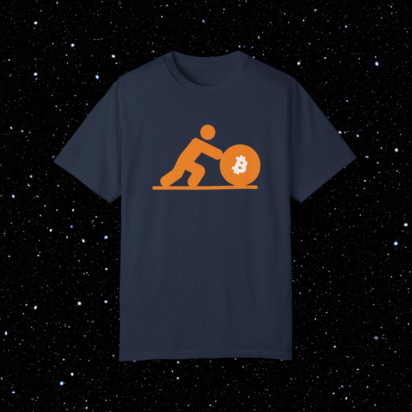 Pushin' B - Bitcoin Comfort Colors Graphic Tee