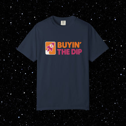 Buyin' the Dip Bitcoin Rocket Tee Shirt