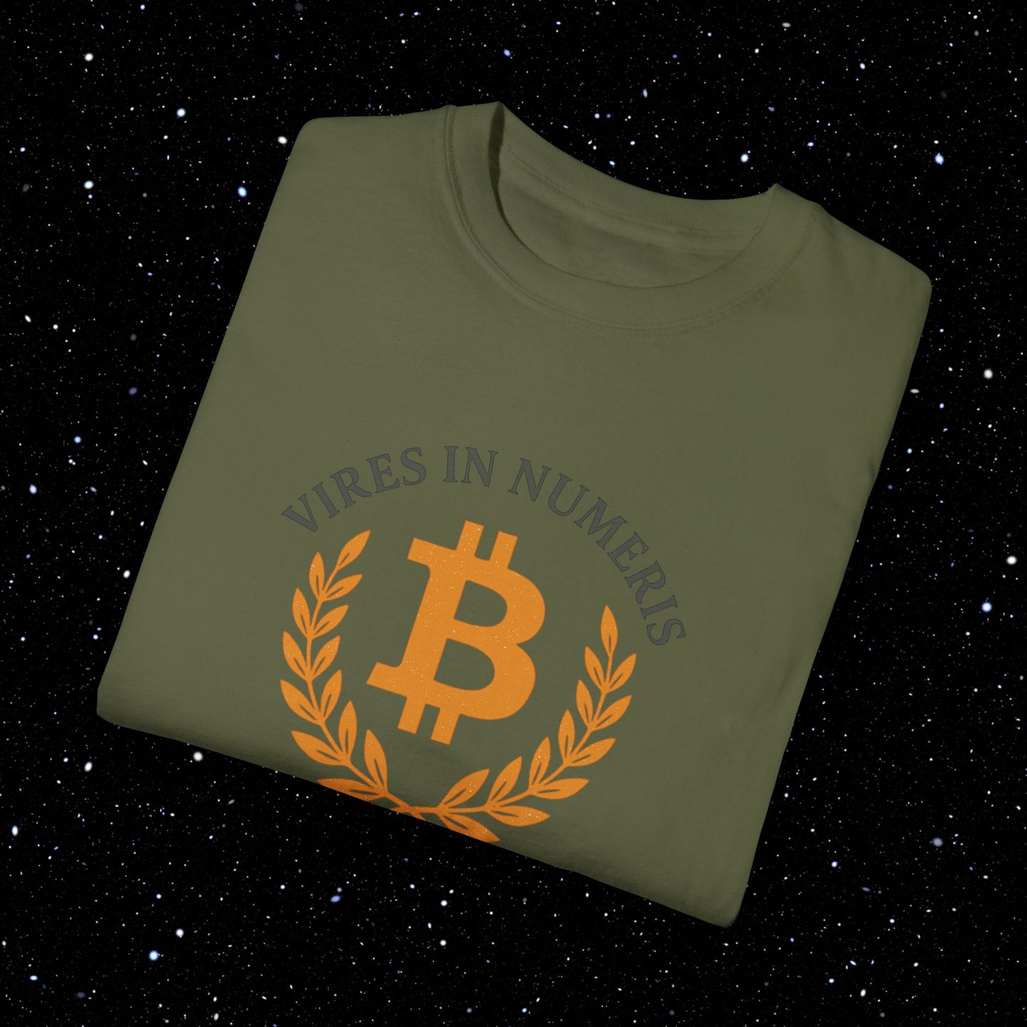 Vires in Numeris Bitcoin Comfort Colors Tee Shirt