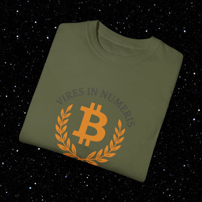 Vires in Numeris Bitcoin Comfort Colors Tee Shirt