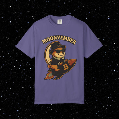 Moonvember Rocket Doge Bitcoin Tee