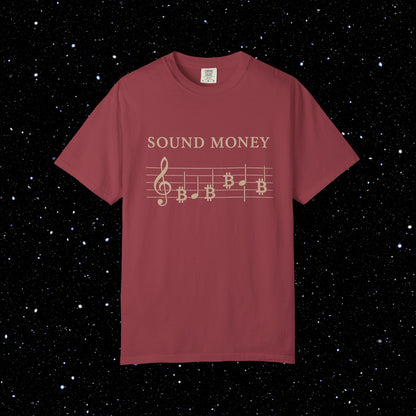 Sound Money Sheet Music Bitcoin Tee