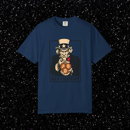 SELF CUSTODY Uncle Sam Bitcoin Tee