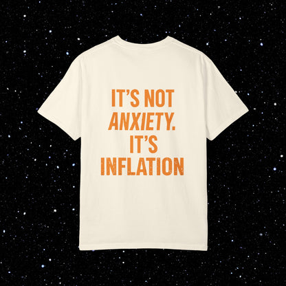 Its Not Anxiety Satoshi Space Club Back Print Tee