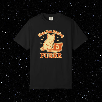 Have Fun Staying Purrr Bitcoin Tee 🐱