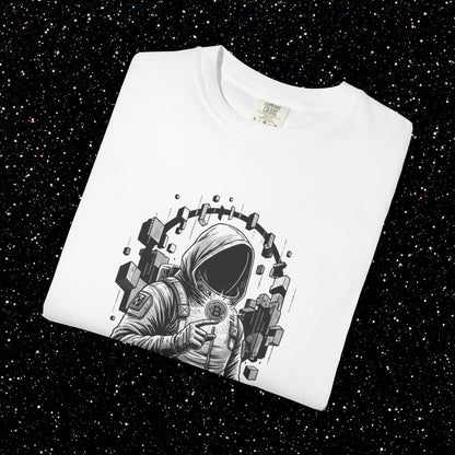 Satoshi Space Club Astronaut T-Shirt | Bitcoin Explorer Graphic Tee