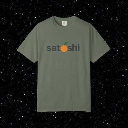 Satoshi Orange Logo Tee Shirt