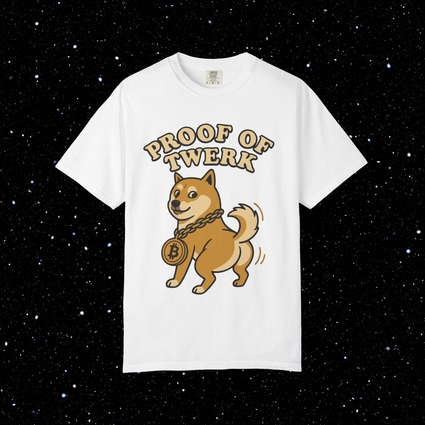 Proof of Twerk Bitcoin Doge Tee