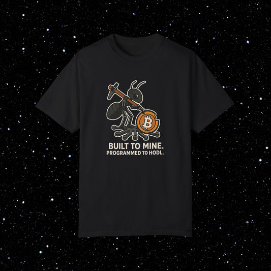 Bitcoin Ant Miner Comfort Colors Tee Shirt