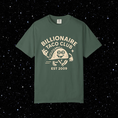 Billionaire Taco Club Cartoon Bitcoin Tee