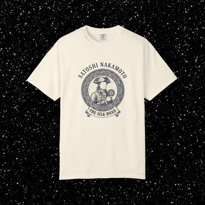 Satoshi Nakamoto Silk Road T-Shirt | Bitcoin Trade Heritage Tee