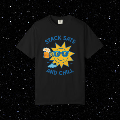 Stack Sats and Chill - Sunny Day Bitcoin Tee