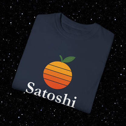 Satoshi Orange - Bitcoin Comfort Colors Tee Shirt