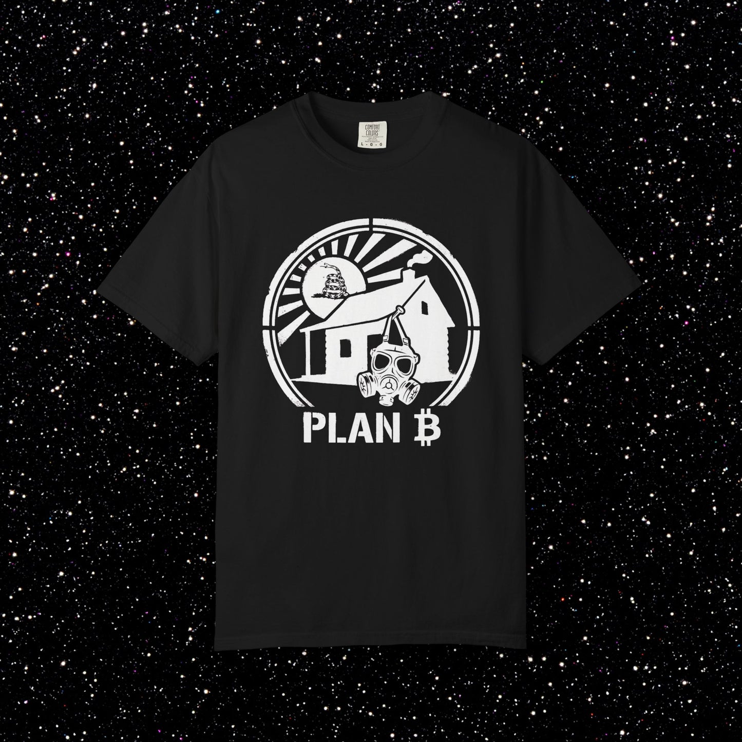 PLAN ₿ Shirt | Bitcoin Plan B Survival Graphic Tee