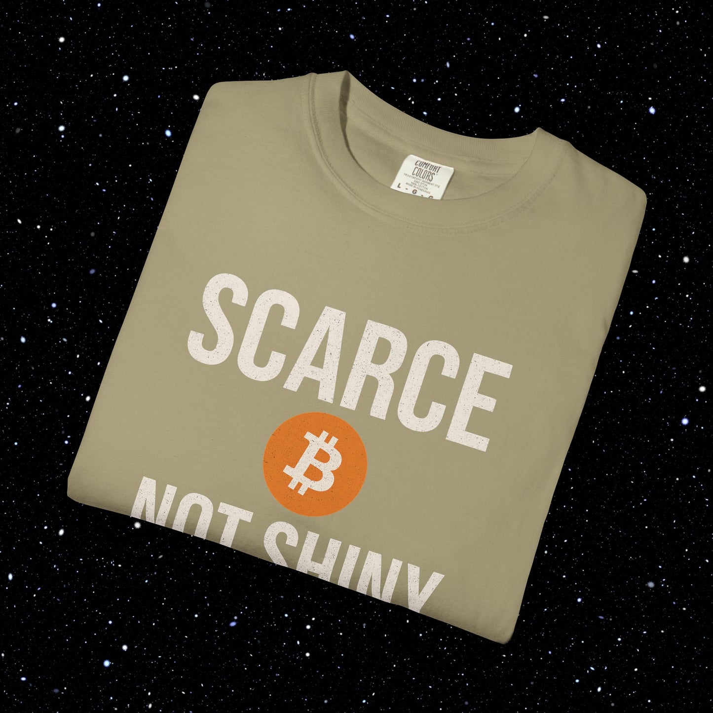 Scarce Not Shiny Bitcoin Tee
