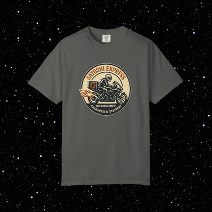 Satoshi Express Bitcoin Biker Tee