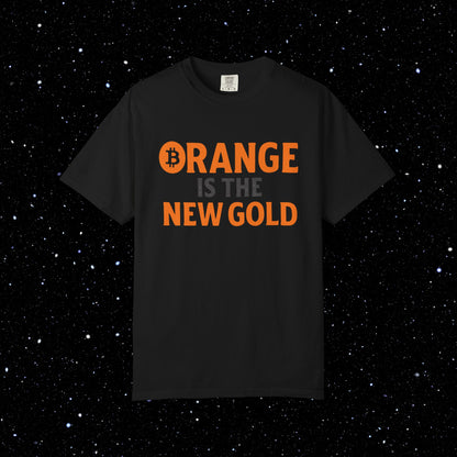 Orange Is The New Gold Bitcoin Tee
