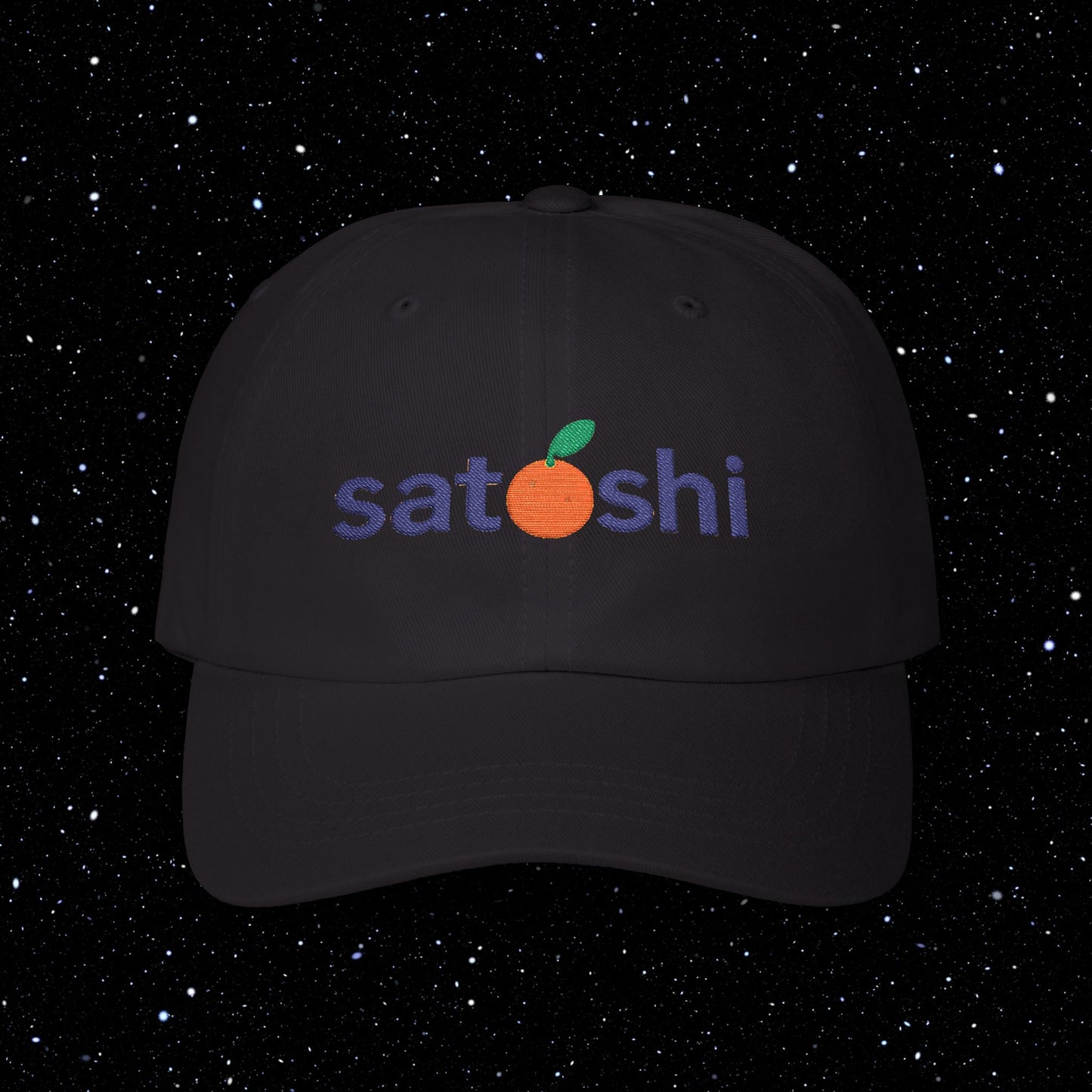 Satoshi Orange Dad Hat