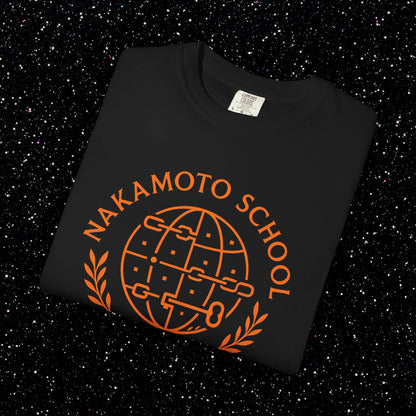 Nakamoto School of Economics Blockchain Bitcoin Tee