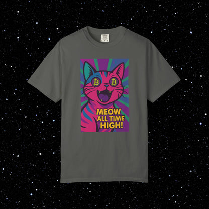 Meow All Time High Bitcoin Tee