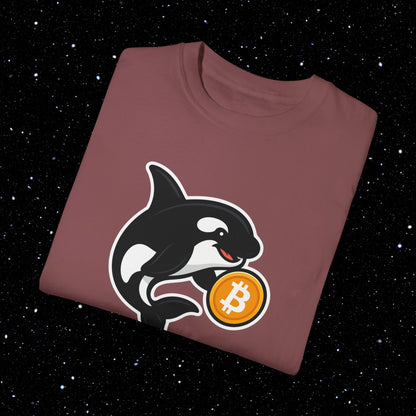 Bitcoin Orca Comfort Colors Tee Shirt