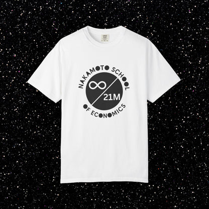 Nakamoto School of Economics ∞ / 21M Bitcoin Tee