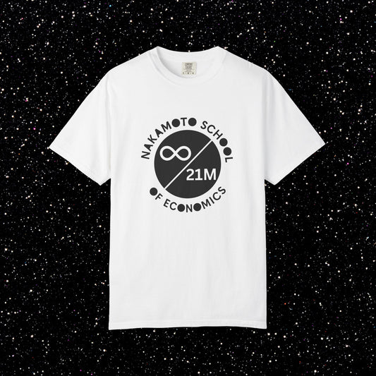 Nakamoto School of Economics ∞ / 21M Bitcoin Tee