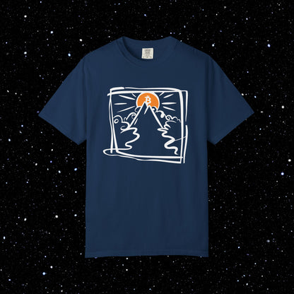 Sunrise Doodle Bitcoin Tee