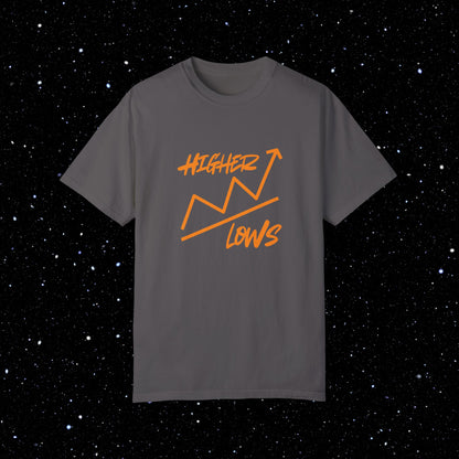 Higher Lows - Bitcoin Tee Shirt