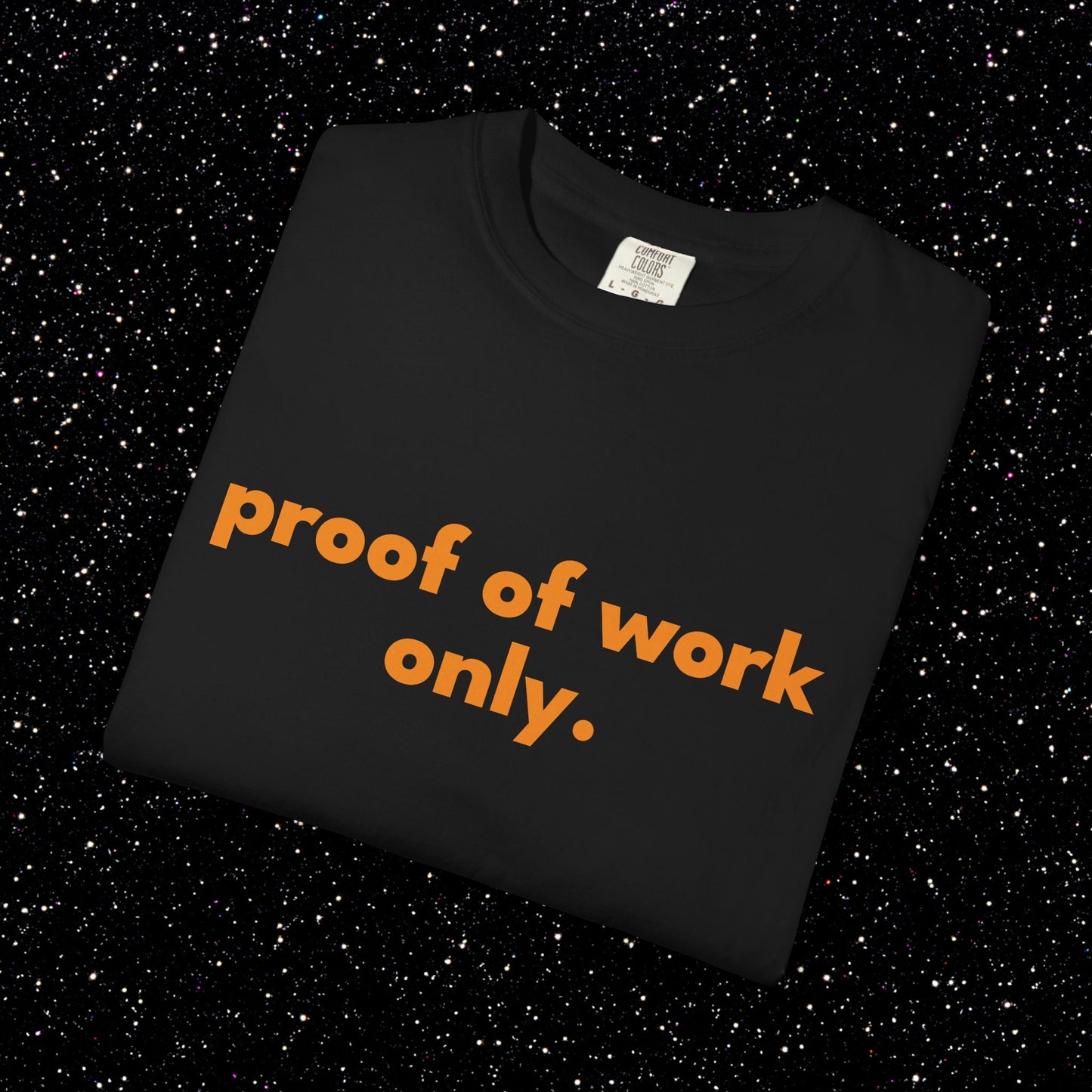 Proof of Work Only Bitcoin Tee