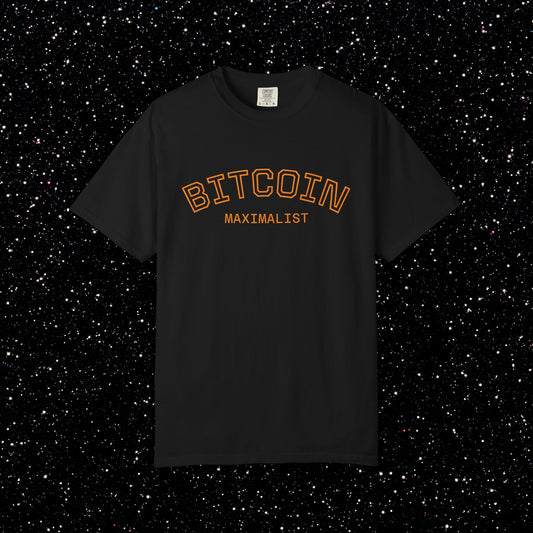 Bitcoin Maximalist College Tee