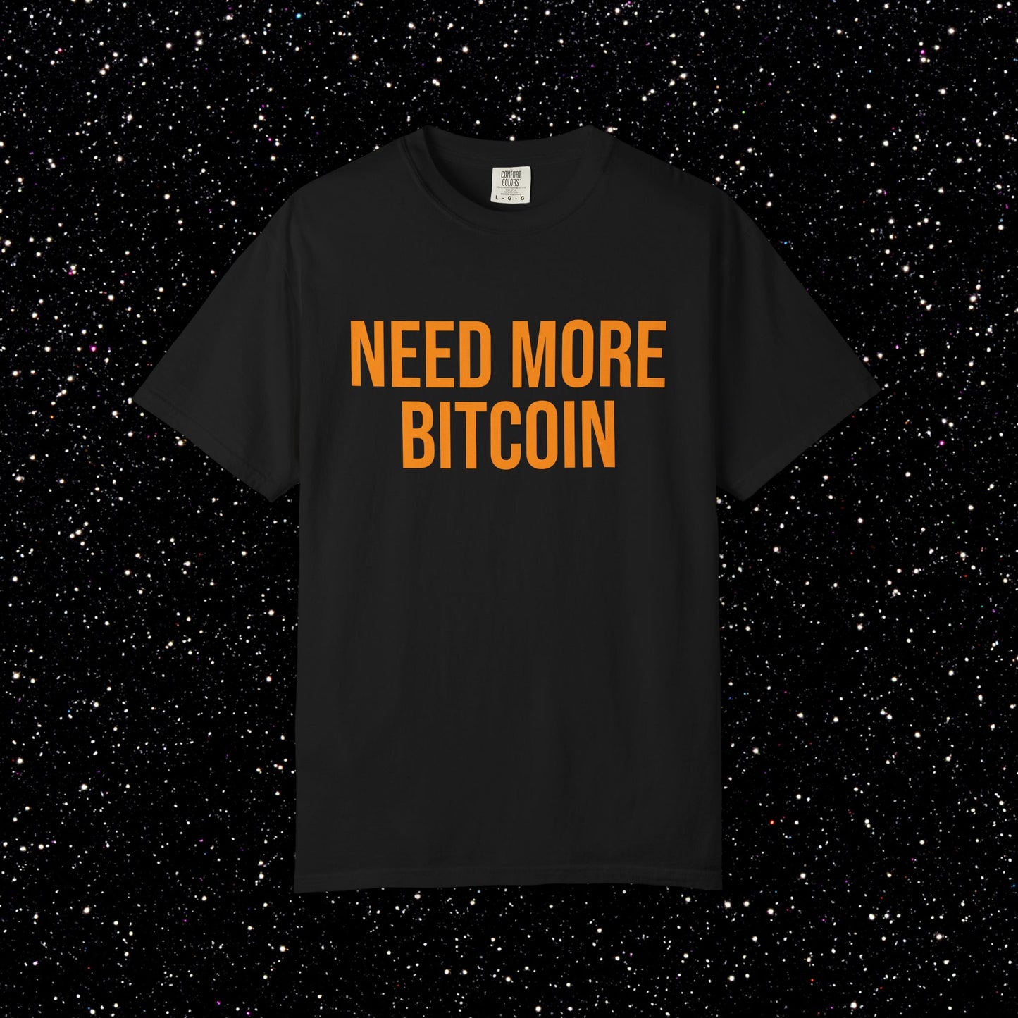 Need More Bitcoin Shirt | Minimal Bitcoin Tee