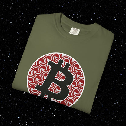 Satoshi Wave Large Emblem Bitcoin Tee
