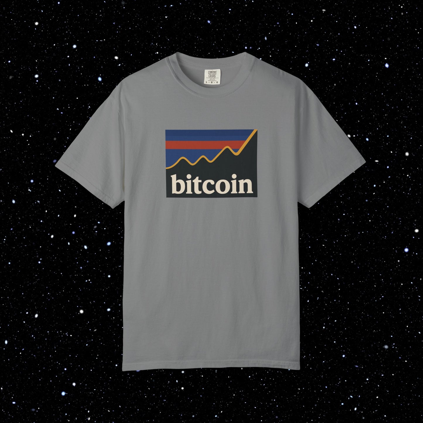 Peak Supply Bitcoin Comfort Colors Tee Shirt