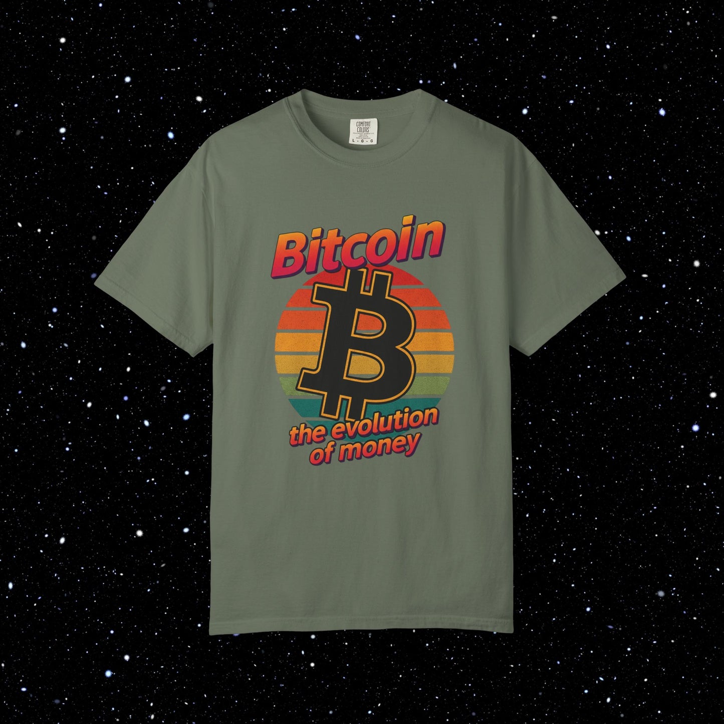 Bitcoin Sunset Evolution Tee