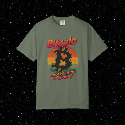 Bitcoin Sunset Evolution Tee